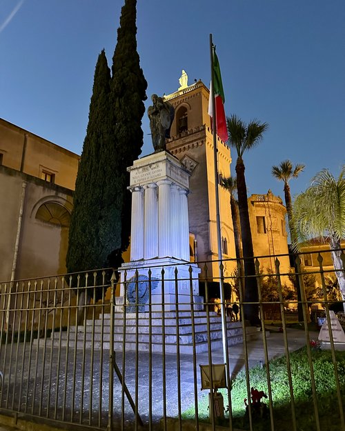 The entrance to their town of Alcamo.