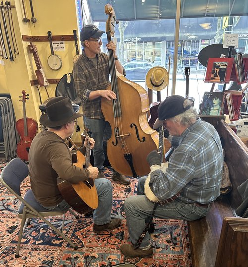 Dan, Warren and Jordan&hellip; they just decided to come in and try out some instruments, and ent...