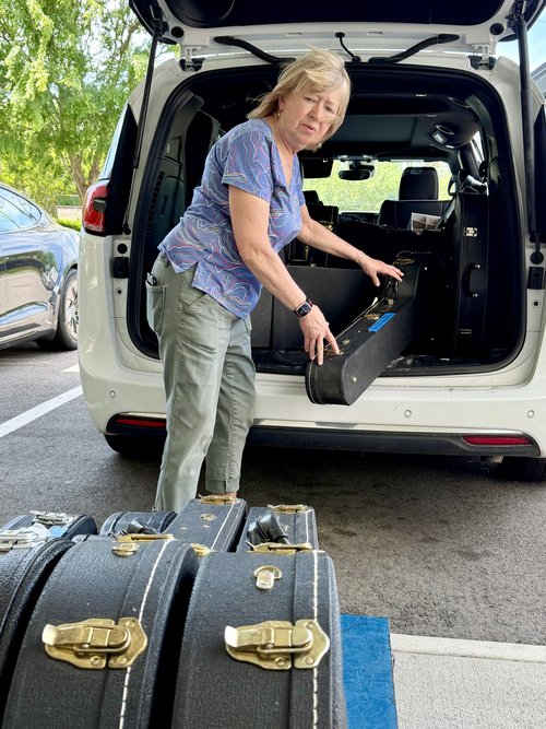 Julie in packing mode&hellip;she treats each job like this as a puzzle to be solved. She also did...