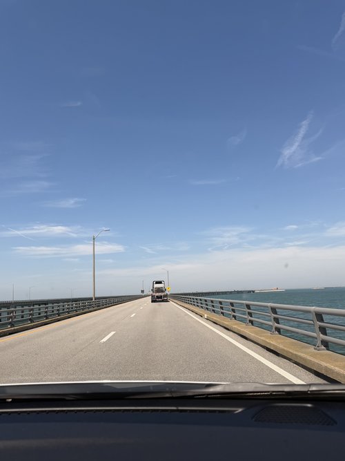 The Chesapeake Bay Bridge-Tunnel is over seventeen miles long and&nbsp;&nbsp;connects Virginia’s ...