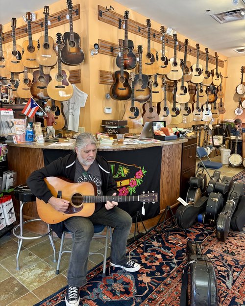 Old friends appear again and again&hellip;.gypsy Jazz maestro, Stephane Wrembel.