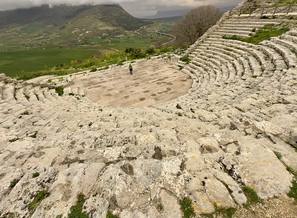 The amphitheater at Segesta