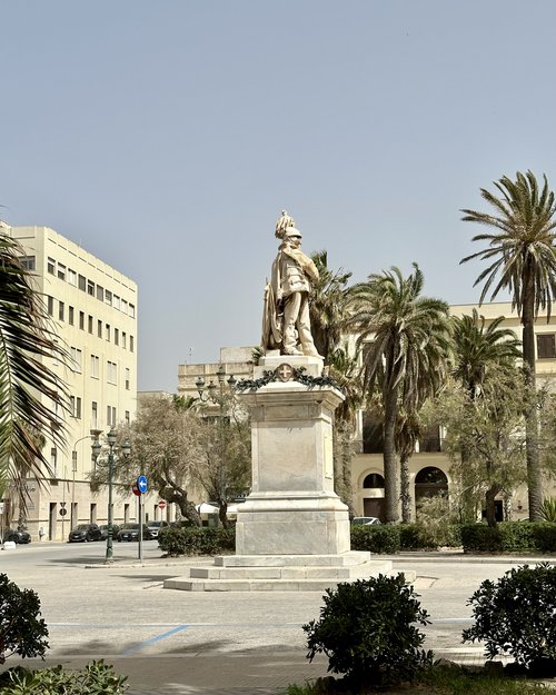 Garibaldi monument Trapani&hellip;.a dashing looking guy who is also known as the "father of guer...