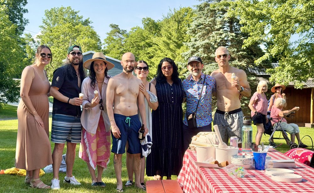 Friends and coworkers of Jose and Rose came down for the big bash as well as brothers, sisters an...