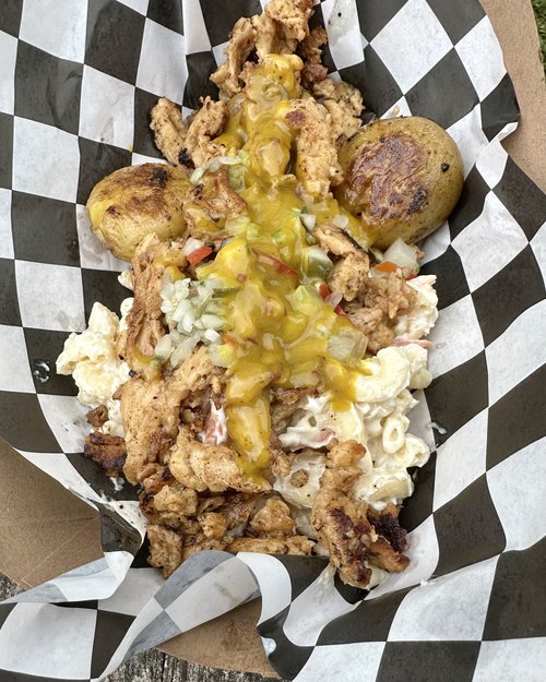From a great vegan cook in the Penn Yan area…..I had a plate of that they referred to...