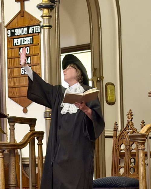On Saturday, we took the day off and attended a reenactment drama regarding the life of Jemima Wi...