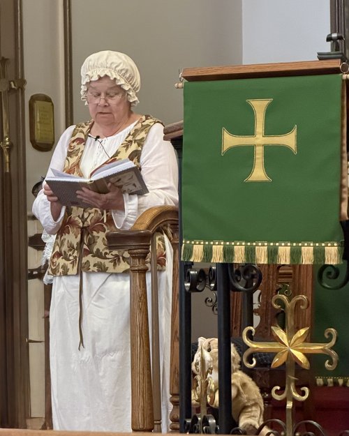 The "wife" of David Wagener, a wealthy partron of "The Friend" also spoke.