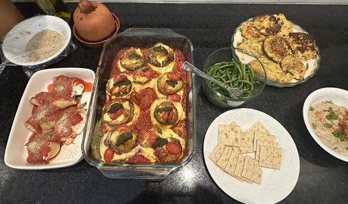 I spent all day Friday and Saturday cooking things that came out of the garden. Julie came home t...