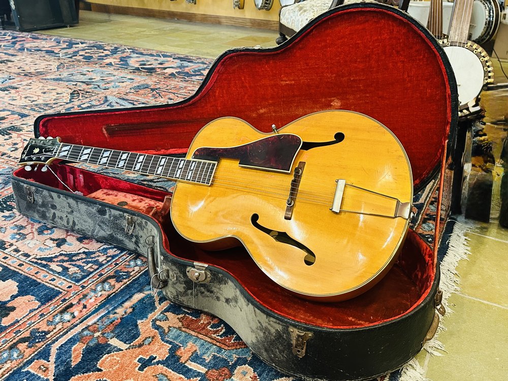 In addition to the mandolins and banjos, this beautiful Gibson L-7 arrived at the doorstep. It’s ...