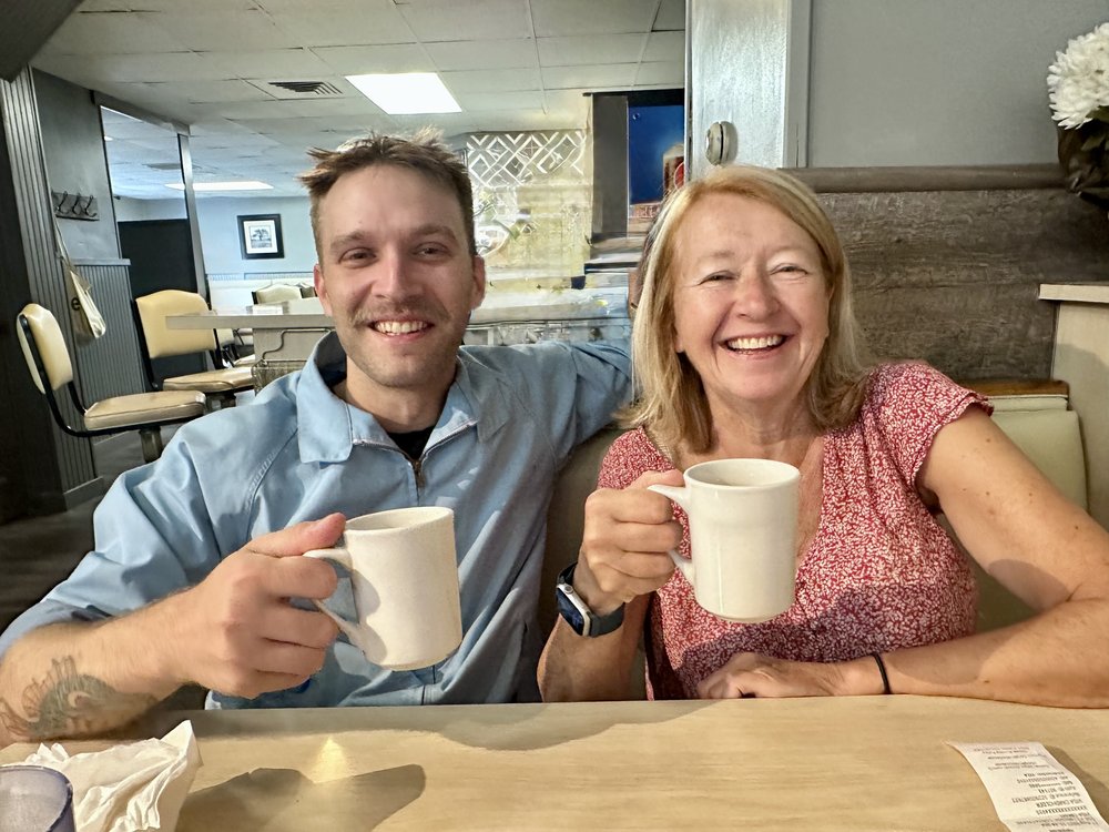 So we bailed and had a great breakfast at the Scottsville diner the town where I had my very firs...