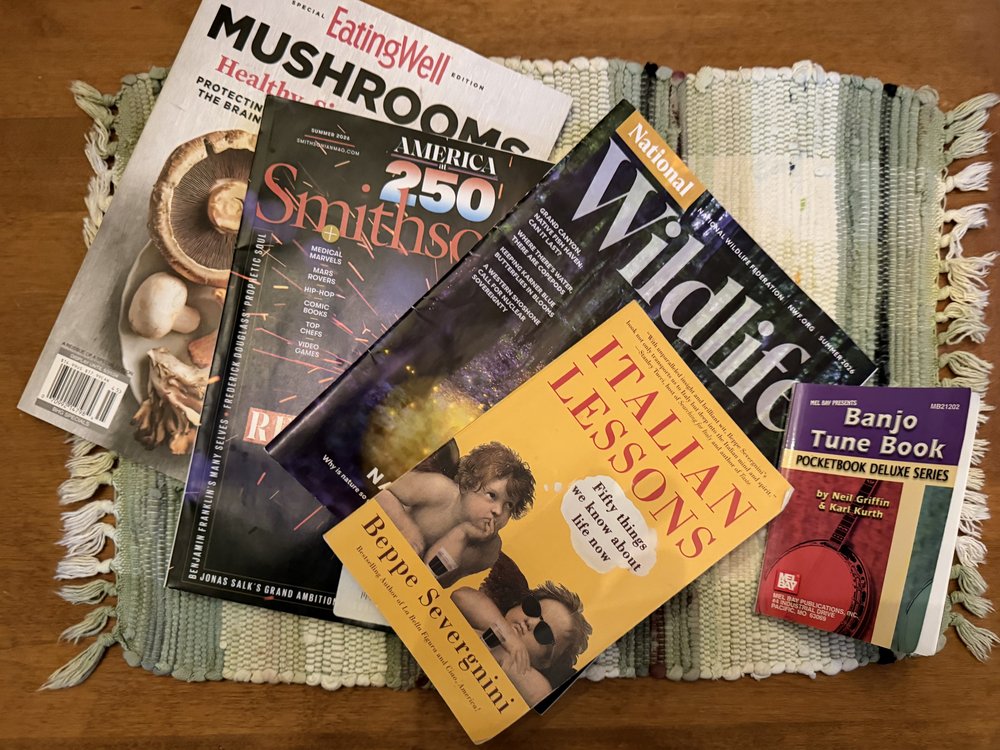 sometimes you can tell a lot about a person from just looking at what books and magazines&nbsp;ar...
