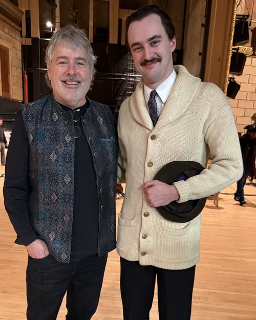 I was really excited to go backstage and be able to introduce Gavin Rice to the great Bela Fleck....