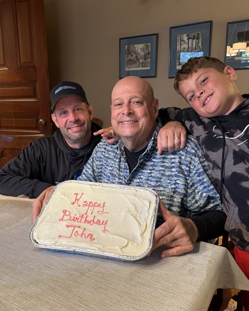 Three generations of Bernunzio, boys, my son Jay on my left&nbsp;and my grandson Rocco John.