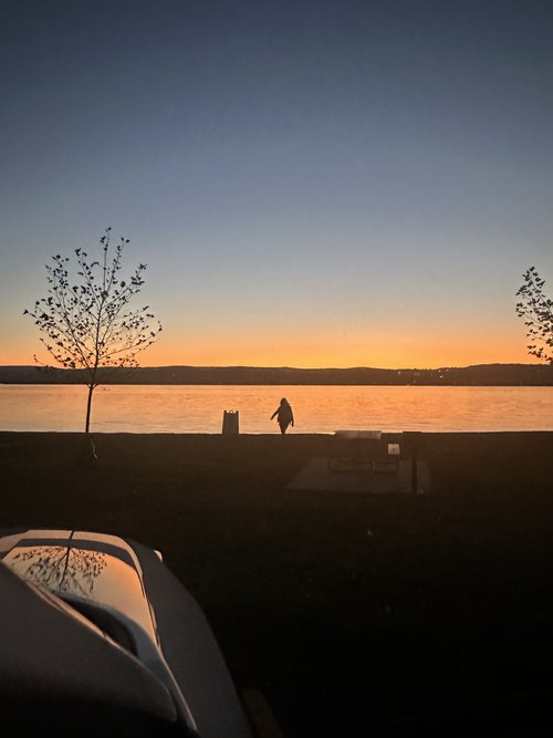 While Julie was taking that beautiful panoramic shot that is the headline of this newsletter, I w...