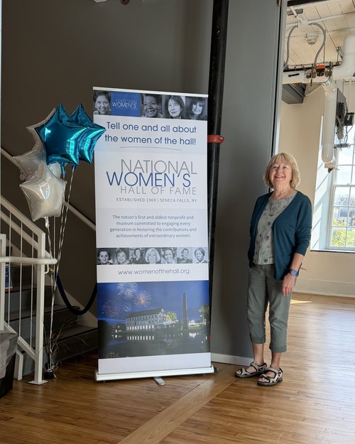 Julie at the National Women’s Museum&hellip; I’m going to nominate her for induction!