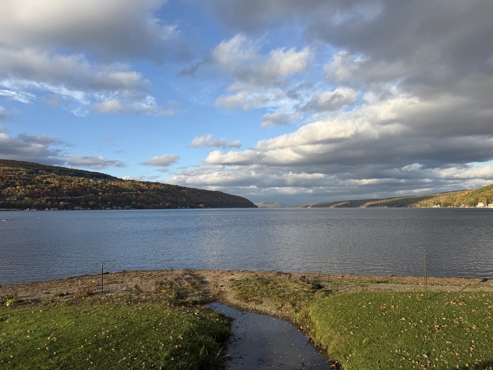 From the foot of Keuka Lake in the village of Hammondsport