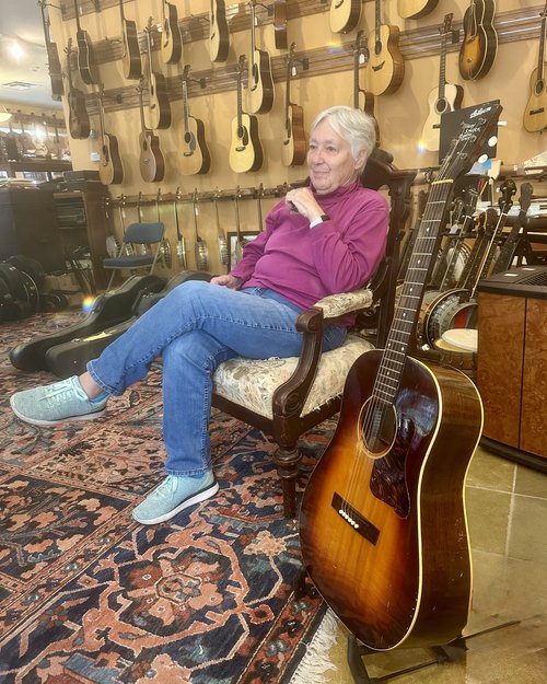 Judy White Cook with an old friend&hellip;