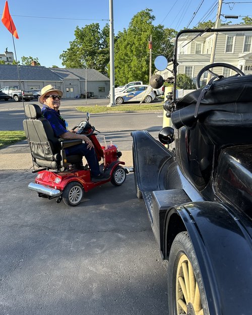 Friday night was vintage car night in downtown “PY” &hellip;.there were lots of folks who thought...