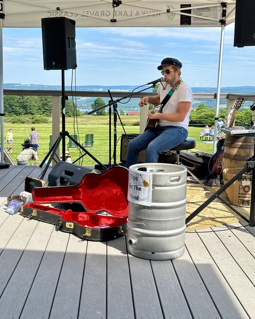 On Father’s Day, we got the whole family together at Steuben Brewery for the music of Aaron Lipp