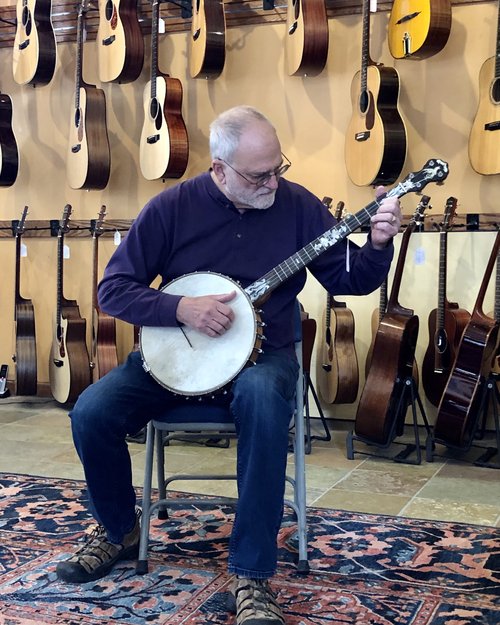 We had a visit on Saturday from our old friend Lawrence Sugarman. We donated a banjo for a fundra...