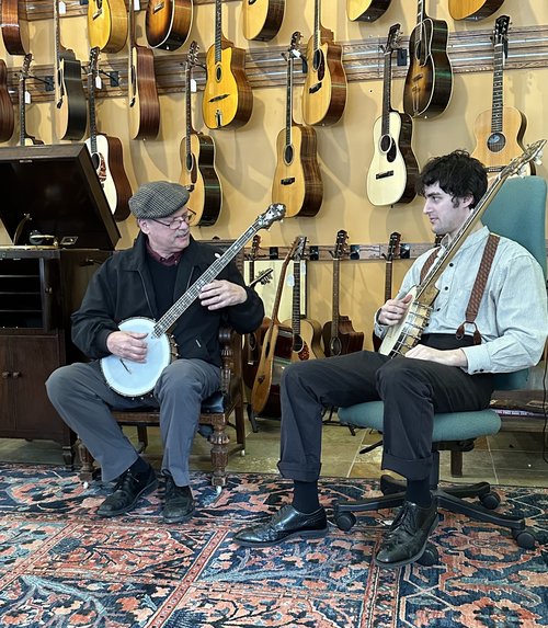 A little trading of classic banjo&nbsp;ideas from Mark Osterman to Gavin Rice