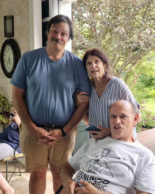 My nephew Nicholas now lives in France here he is with my brother Tom and his wife Ginny