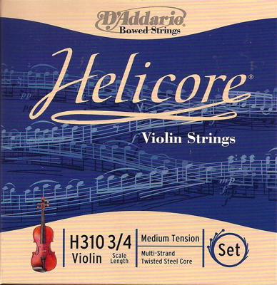DAddario Helicore Viola Single D String Light Tension Long Scale 