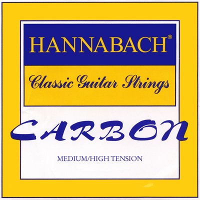 Hannabach Carbon MHT Treble Set, Medium High Tension QR16126