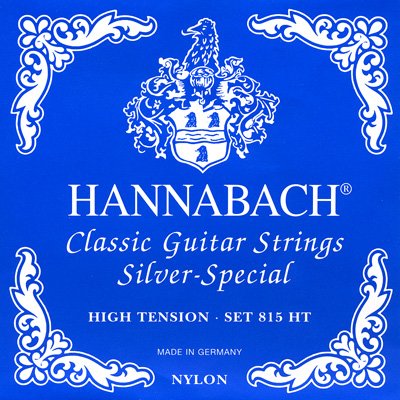 Hannabach 815HT Silver-Special HIGH tension, full set QR815HT