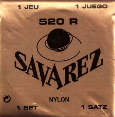 Savarez Classical Guitar Strings High Tension: 520R QR520R