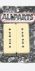 All Parts Cream Soapbar Guitar Pickup Covers (SKU: 19578) 19578