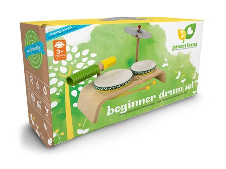 Green Tones Beginner Drum Set!! #2