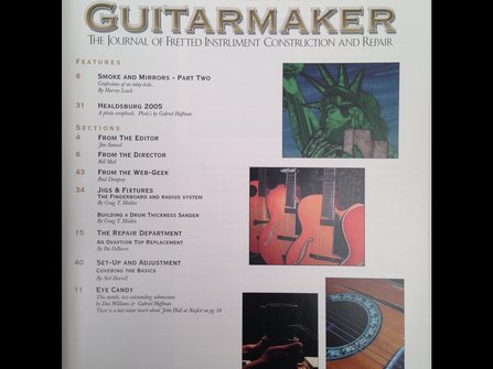 Guitarmaker Magazine Issue 53 - Fall 2005 #3