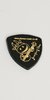Jumping Cow BLACK Leather Ukulele Pick (SKU: JCBLACK) JCBLACK
