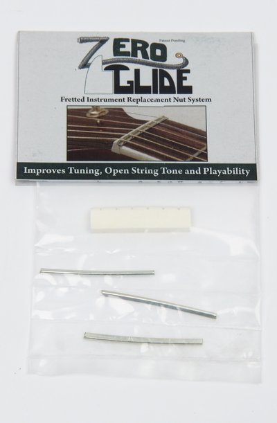 ZerO Glide Fretted Instrument Replacement Nut System - Guitar, Slotted 19586