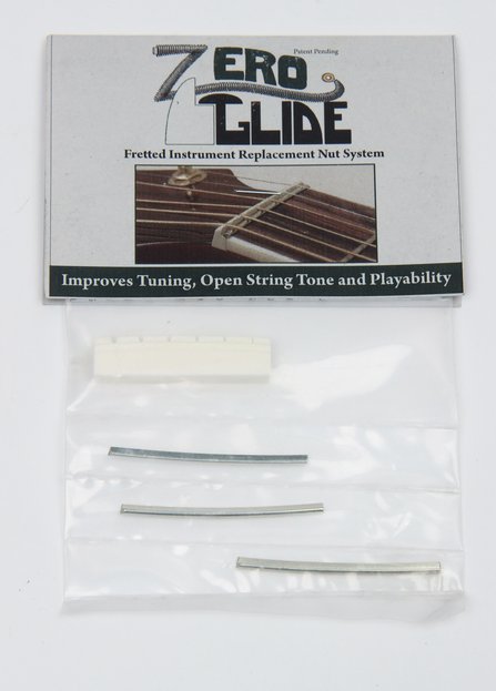 ZerO Glide Fretted Instrument Replacement Nut System - Guitar, Slotted #1