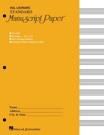 Standard Manuscript Paper P210001