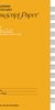 Standard Manuscript Paper (SKU: P210001) P210001