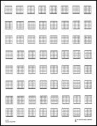 Manuscript Paper: Guitar Chord Pad P22929