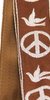 Souldier Banjo Strap Peace Dove Brown (SKU: 25124) 25124