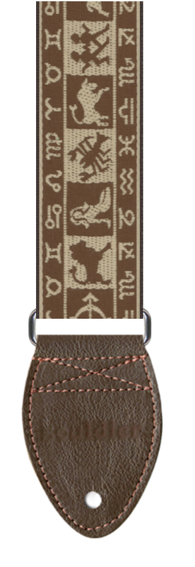 Souldier Guitar Strap Zodiac Brown/Tan 31070