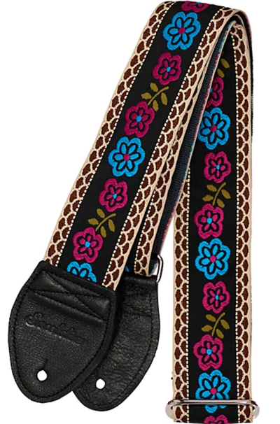 Souldier Guitar Strap Marigold Turquoise 2" 31076