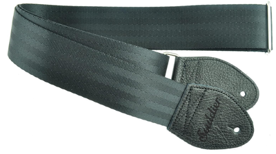 Souldier Guitar Strap Plain Seat Belt BLACK 31081