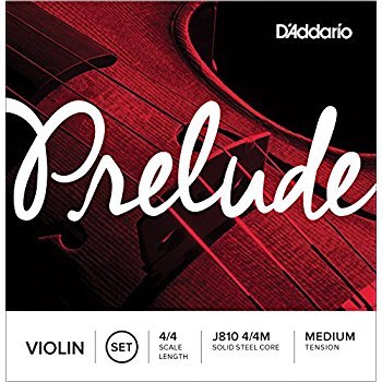 D'Addario Prelude 4/4 Violin Medium Tension QRJ810