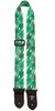 Perri's 1.5" Polyester Green Palm Trees Ukulele Strap (SKU: 24975) 24975