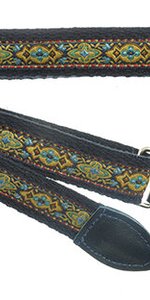 Souldier Anouk Navy/Mustard F-Style Mandolin Strap