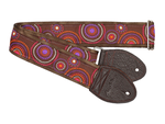 Souldier Crop Circles Brown Guitar Strap (SKU: 32016) 32016