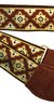 Souldier Regal Maroon Guitar Strap (SKU: 32144) 32144