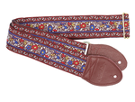 Souldier Wallpaper Burgundy Guitar Strap - LIMITED EDITION (SKU: 32138) 32138