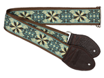 Souldier Dresden Star Seafoam Guitar Strap (SKU: 32141) 32141
